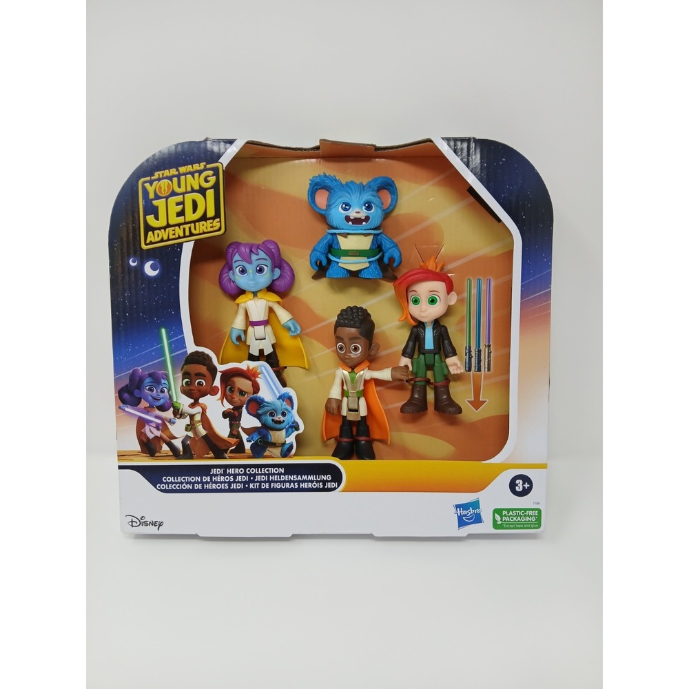 STAR‎ WARS YOUNG JEDI ADVENTURES KAI, LYS, NASH & NUBS FIGURES - HASBRO